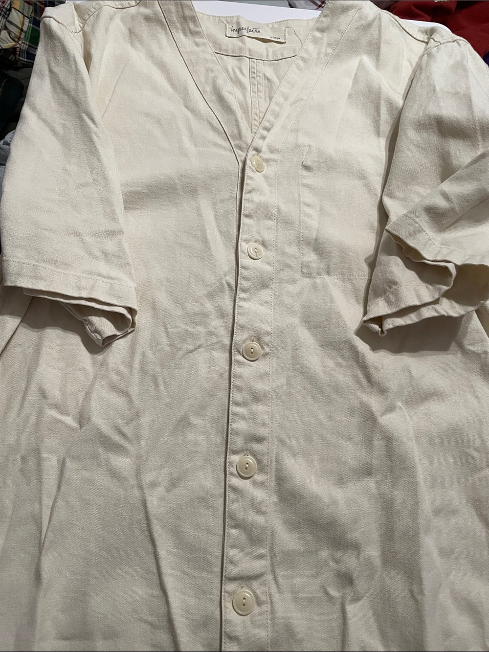 Imperfects. Baseball shirt